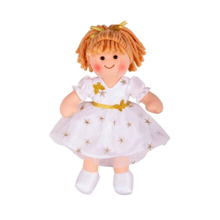 Bigjigs Toys Látková bábika Charlotte - 28 cm