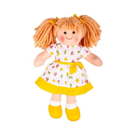 Bigjigs Toys Látková bábika Zoe - 28 cm