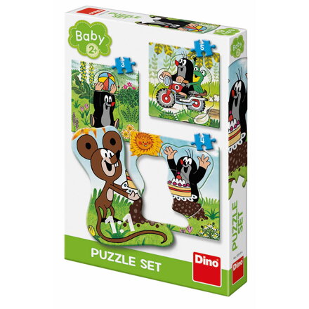 Dino Puzzle set Krtko na lúke