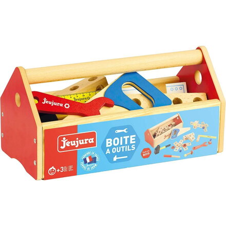 Jeujura Drevená sada náradia v kufri