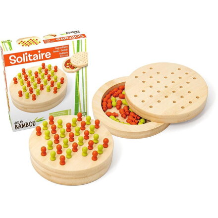 Solitér z bambusu