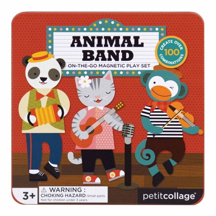 Petitcollage Magnetická knižka Zvieratká