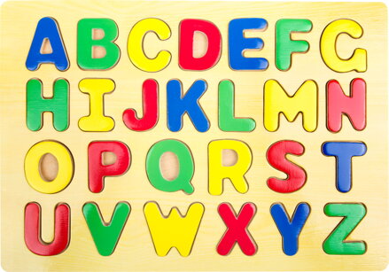 Small Foot Vkladacie puzzle abeceda