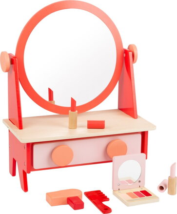 Drevený kozmetický stolík pre deti Retro