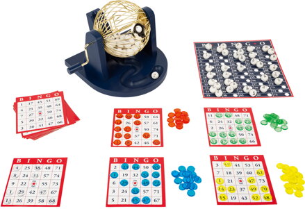 Bingo hra s bubnom na losovanie