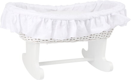 Kolíska pre bábiky Bassinet biela