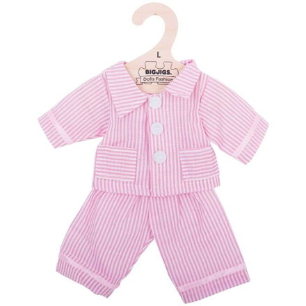 Bigjigs Toys Ružové pyžamo pre bábiku 38 cm