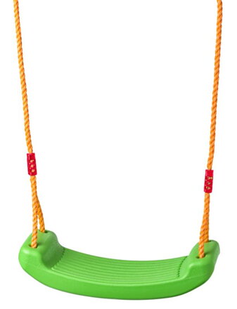 Woody Hojdačka plastová - sedadlo, zelená