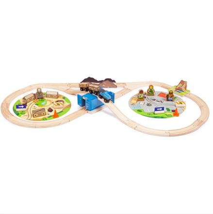 Bigjigs Rail Drevená vláčikodráha Stavba