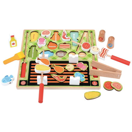 Bino Vkladacie puzzle Grilovanie