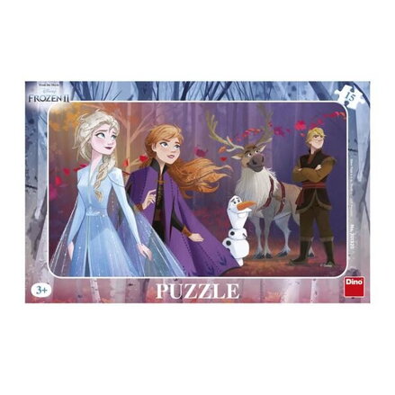 Dino Puzzle Frozen II Sestry s Kristoffom 15 ks