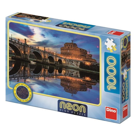 Dino Neónové puzzle Anjelský hrad 1000 dielov