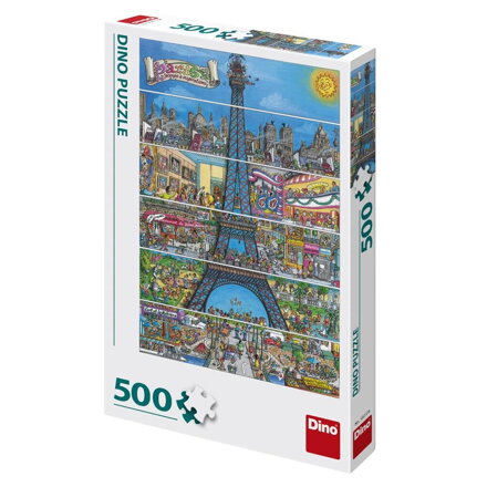 Dino Puzzle Eiffelova veža 500 dielov