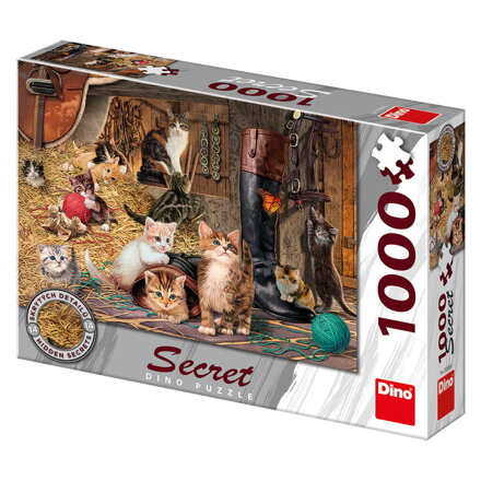 Dino Puzzle Mačičky, Secret collection 1000 dielov