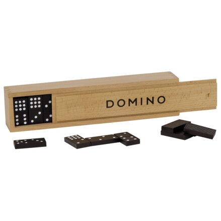 Goki Domino v drevenej krabičke 55 ks