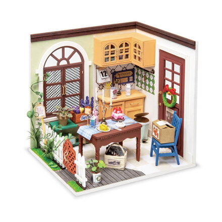 RoboTime Drevené 3D puzzle Miniatúra Jedáleň DGM09