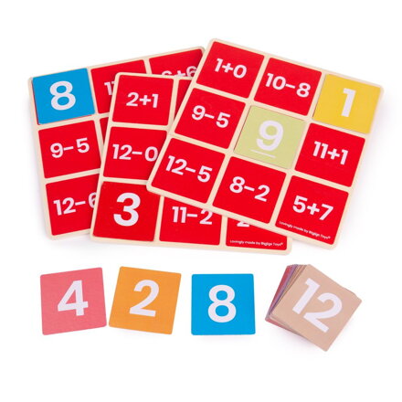 Matematické bingo Sčítanie a odčítanie