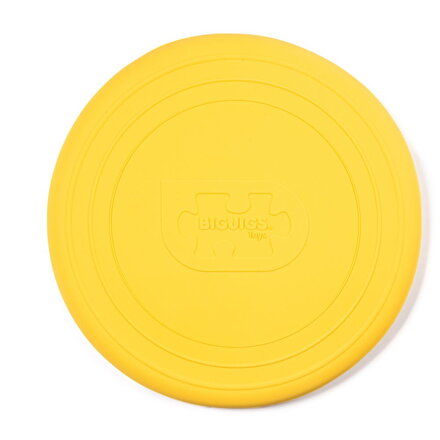 Bigjigs Toys Silikónové frisbee žlté Honey