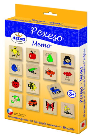 Detoa Drevené pexeso 40 ks