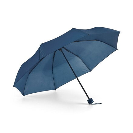 Mensa Skladací dáždnik v puzdre, 3-dielny, priemer 96 cm, modrý