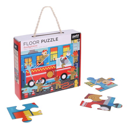Petitcollage Podlahové puzzle Hasiči