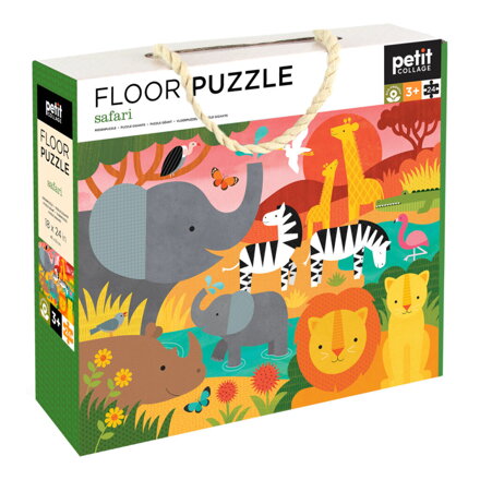 Petitcollage Podlahové puzzle Safari