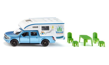 SIKU Blister - Obytný Ford F150 Pick-Up Camper