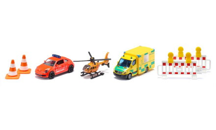 SIKU Super - Set záchranné vozidlá 3 ks s príslušenstvom