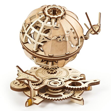 Ugears 3D mechanické puzzle - Glóbus 184 ks