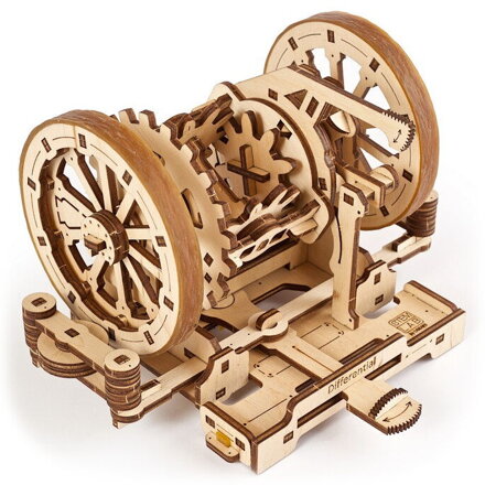 Ugears 3D mechanické puzzle - STEM výukový diferenciál 163 ks