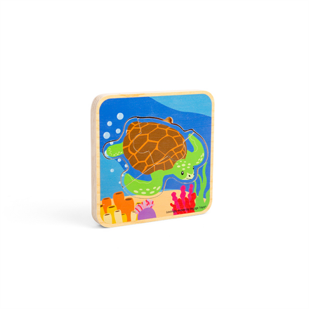 Bigjigs Toys Puzzle Životný cyklus korytnačky