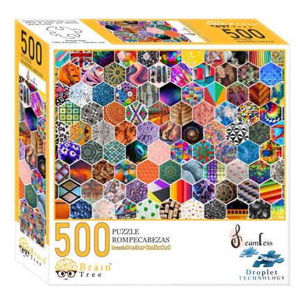 Brain Tree Puzzle Obrázkové dlaždice 500 dielikov