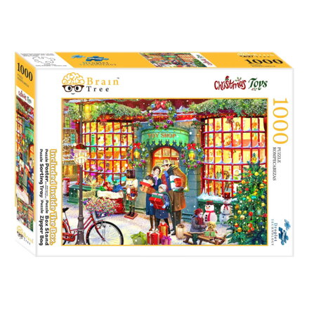 Brain Tree Puzzle Vianočné darčeky 1000 dielikov