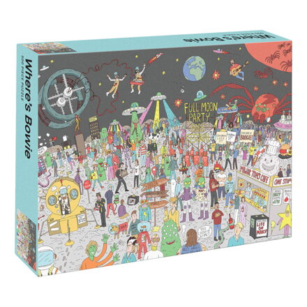 Chronicle Books Puzzle Kde je Bowie? 500 dielikov