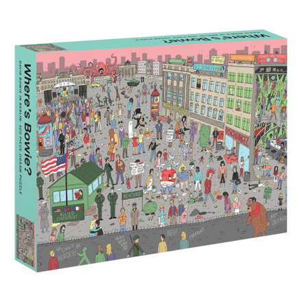 Chronicle Books Puzzle Kde je Bowie? v Berlíne 500 dielikov