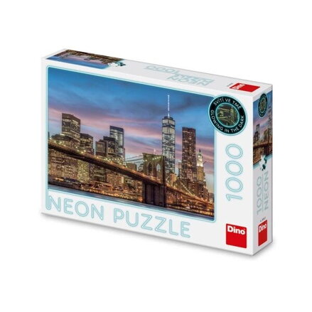 Dino Neónové puzzle New York 1000 dielikov
