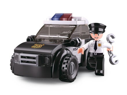 Sluban Polícia 4into1 M38-B0638D Hliadkové vozidlo