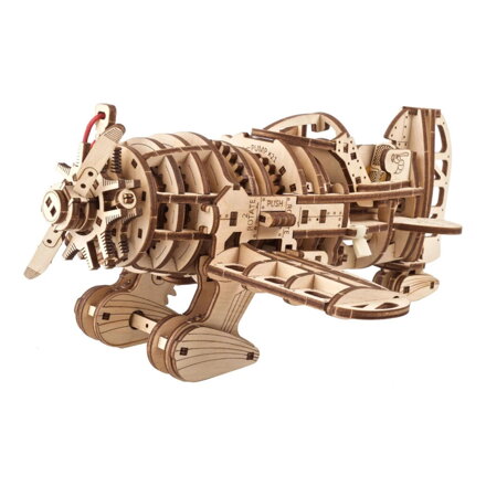 Ugears 3D mechanické puzzle - Lietadlo Mad Hornet 354 ks