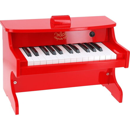 Elektronické piano červené