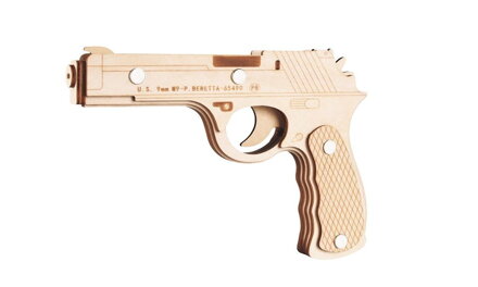 Woodcraft Drevené 3D puzzle Beretta M9