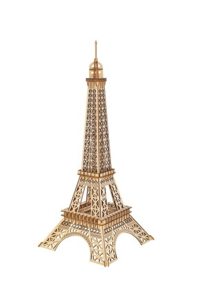 Woodcraft Drevené 3D puzzle Eiffelova veža stredná