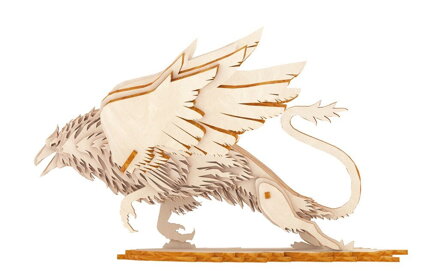 Woodcraft Drevené 3D puzzle Griffin