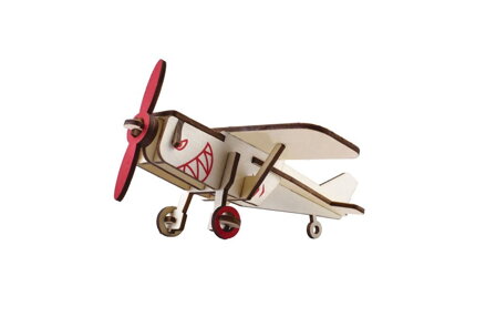 Woodcraft Drevené 3D puzzle Lietadlo