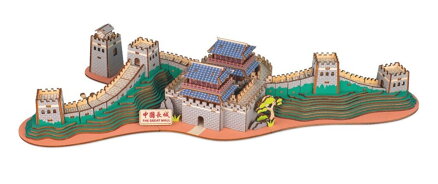 Woodcraft Drevené 3D puzzle Veľký čínsky múr