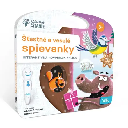 Albi Kúzelné čítanie Kniha Šťastné a veselé Spievanky