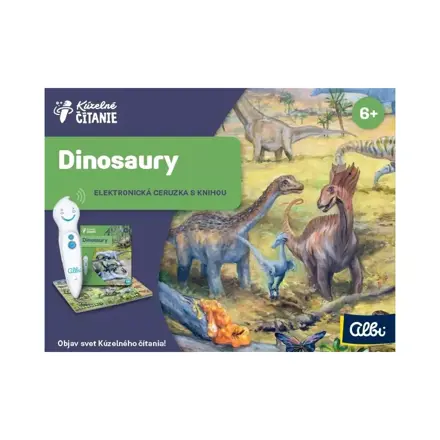 Albi Kúzelné čítanie Dinosaury s elektronickou ceruzkou ALBI