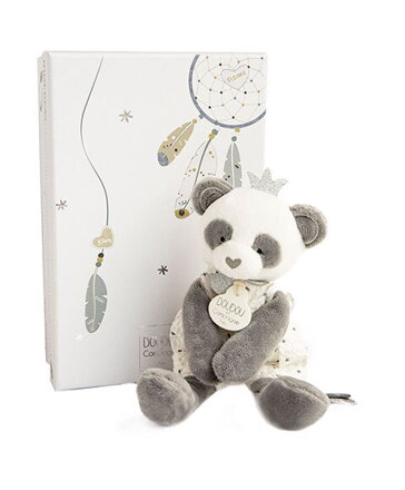Doudou Darčeková sada - Plyšová panda  20 cm