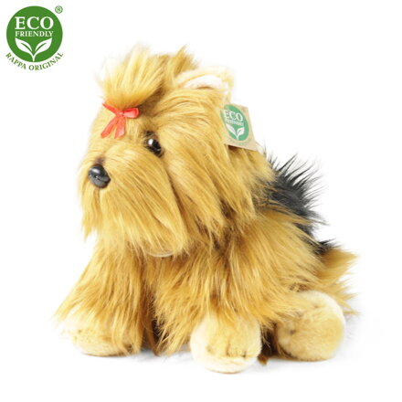 Plyšový pes Jorkšír sediaci 30 cm ECO-FRIENDLY