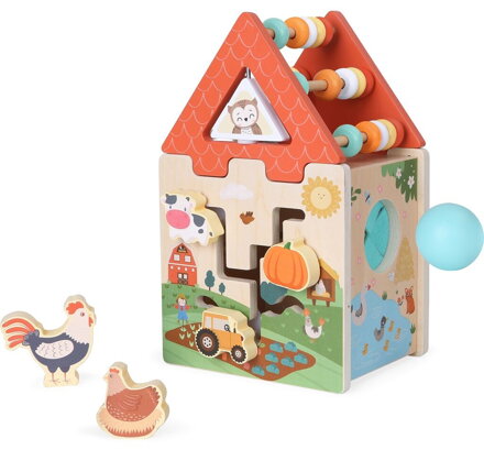 2Kids Toys Motorická kocka Farma 2v1