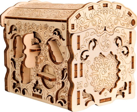 3D drevená skladačka Secret Treasure Box